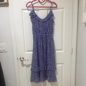 Sienna Sky Blue Floral Maxi Dress